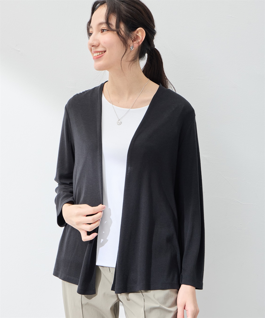 A/C DESIGN BY ALPHA CUBIC 【UVカット・冷感】ショートカーディガン_sub_23
