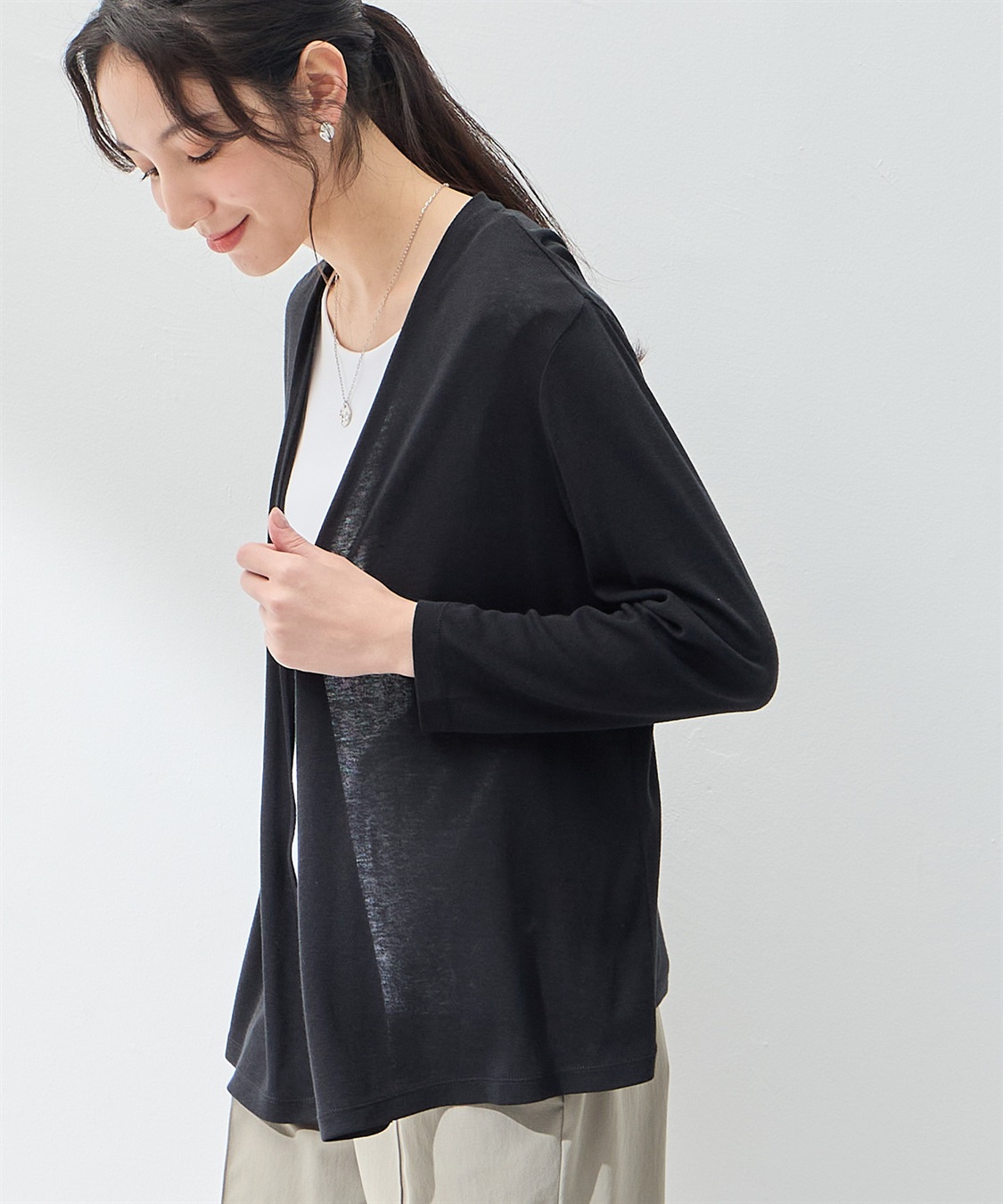 A/C DESIGN BY ALPHA CUBIC 【UVカット・冷感】ショートカーディガン_sub_24