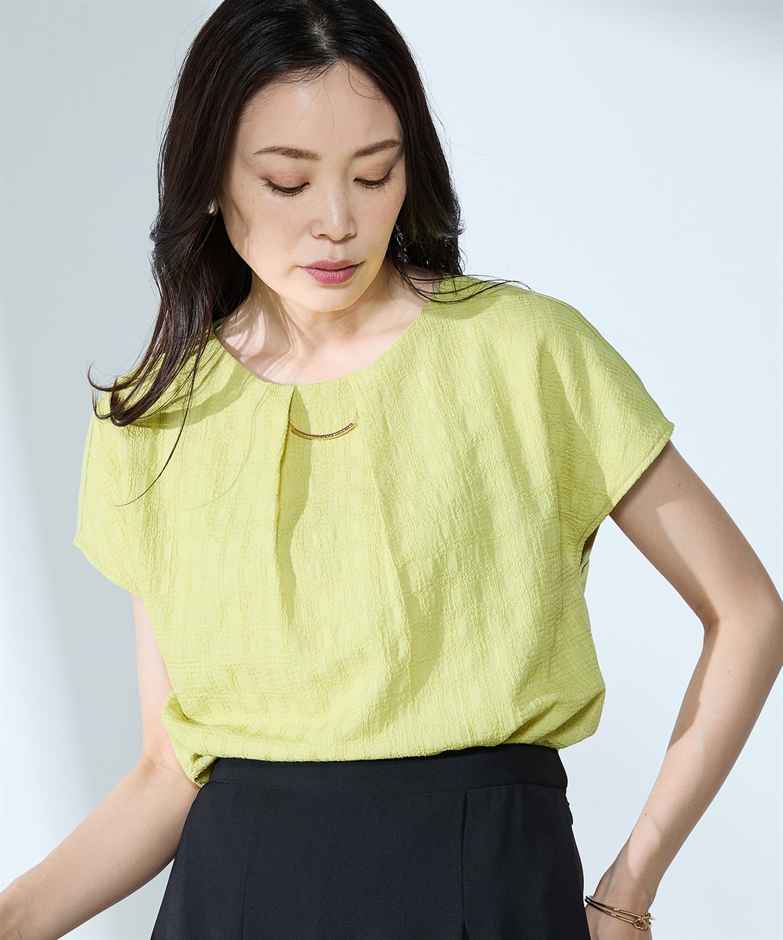 A/C DESIGN BY ALPHA CUBIC チャームTブラウス_sub_1