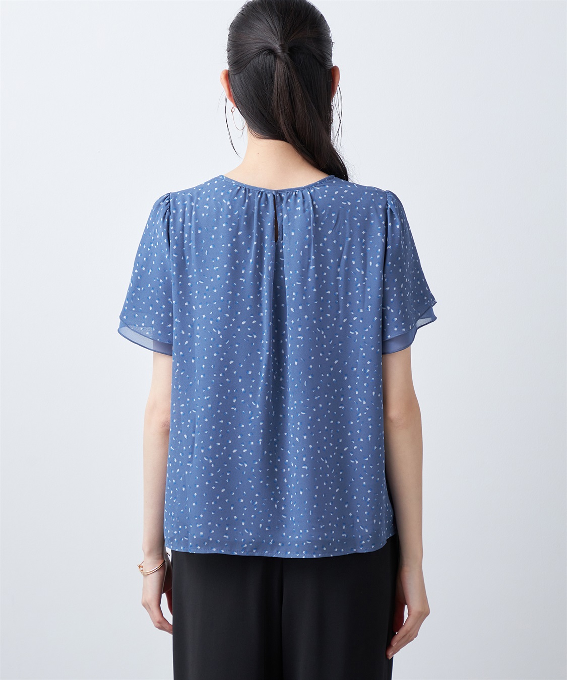 A/C DESIGN BY ALPHA CUBIC プリントTブラウス_sub_2