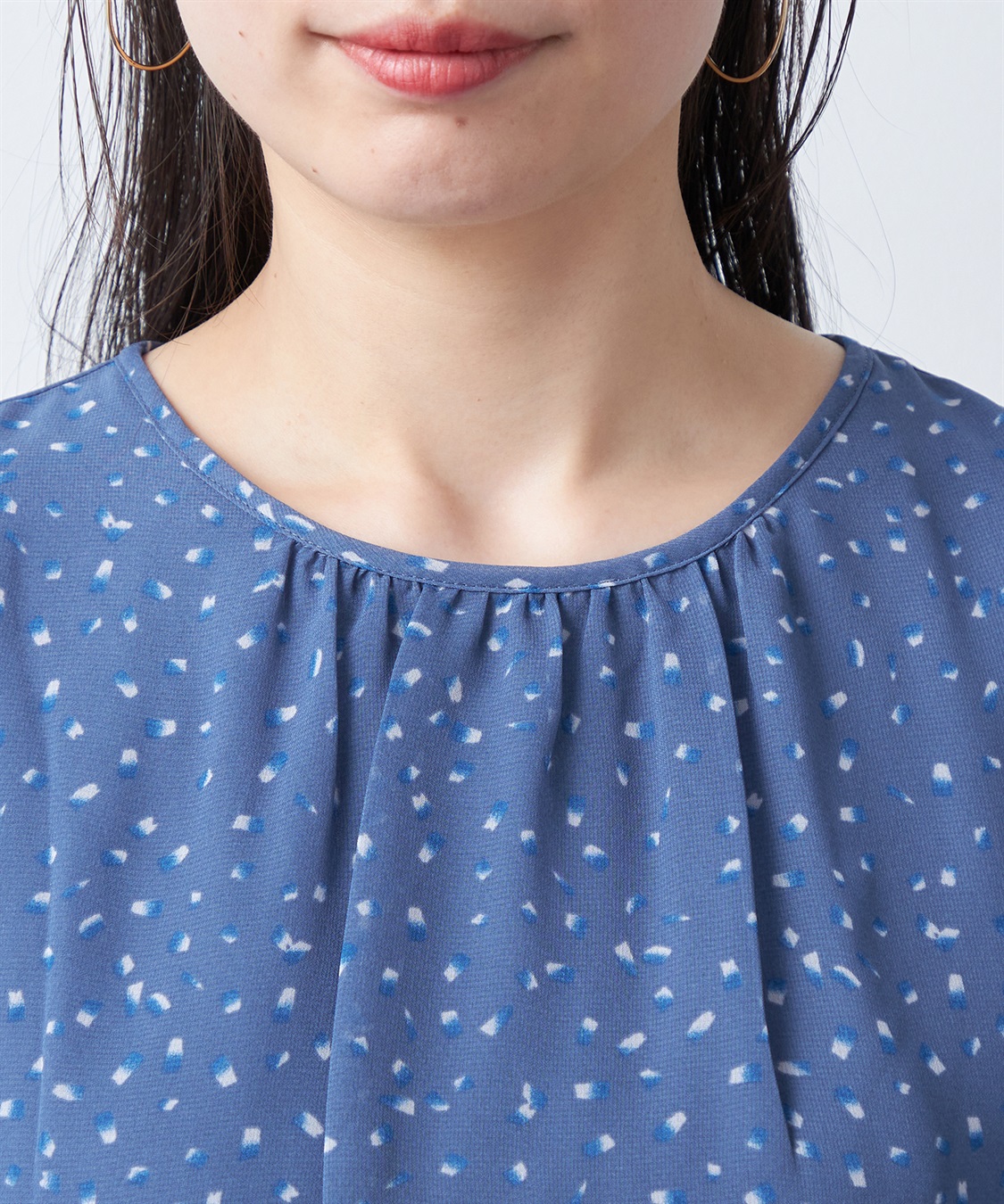 A/C DESIGN BY ALPHA CUBIC プリントTブラウス_sub_3