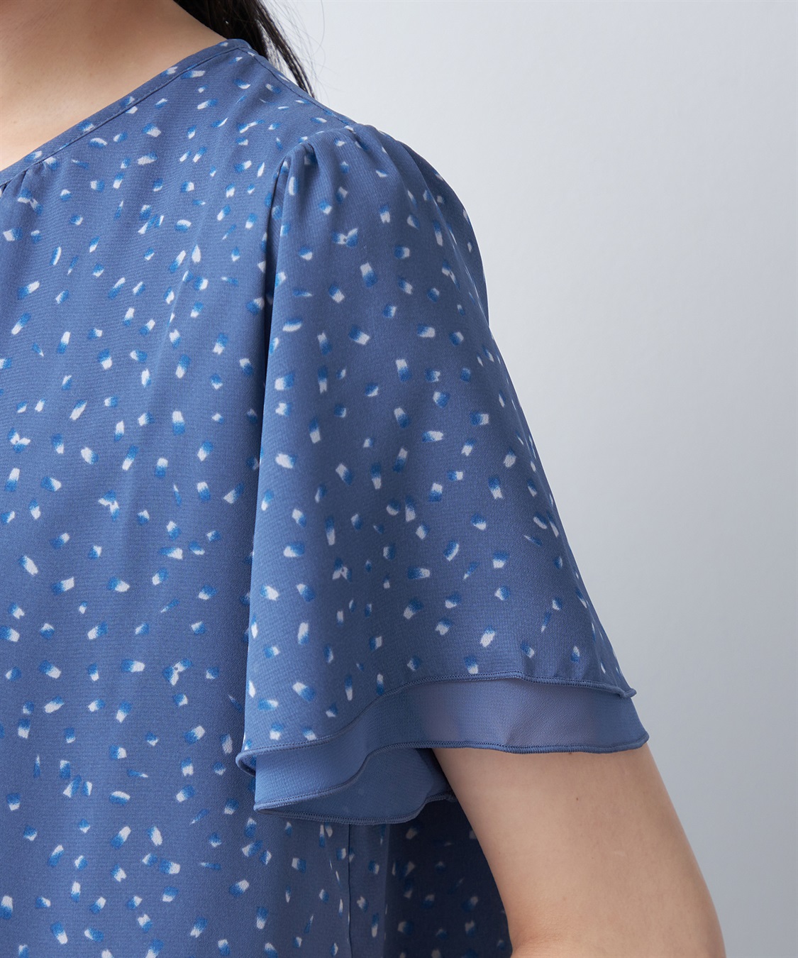 A/C DESIGN BY ALPHA CUBIC プリントTブラウス_sub_5