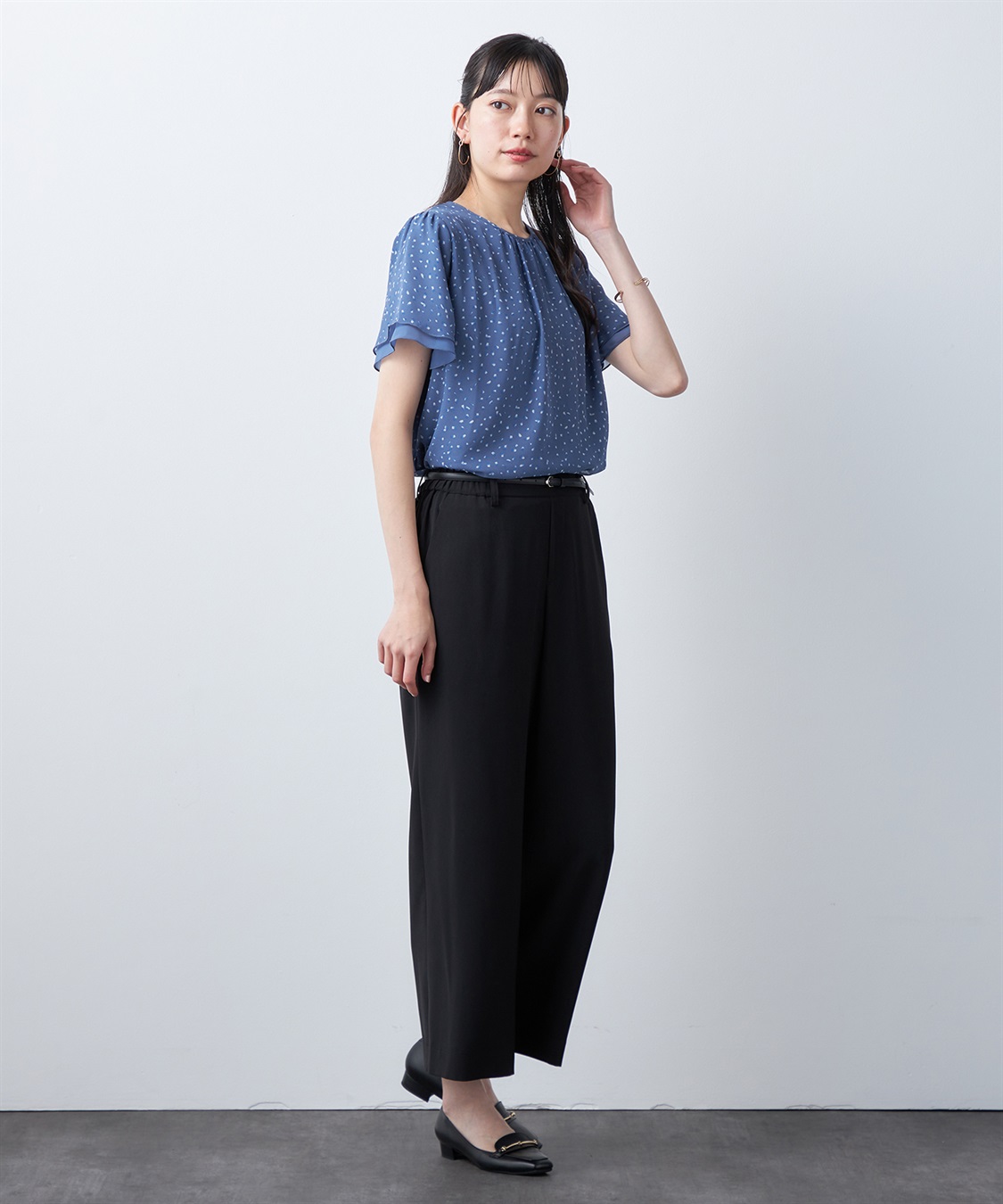 A/C DESIGN BY ALPHA CUBIC プリントTブラウス_sub_11