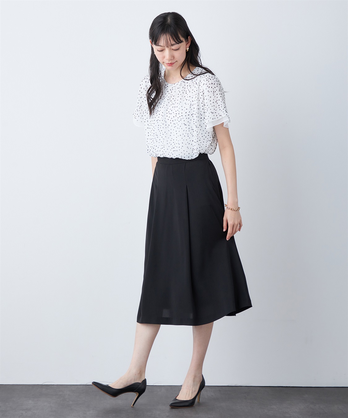 A/C DESIGN BY ALPHA CUBIC プリントTブラウス_sub_15