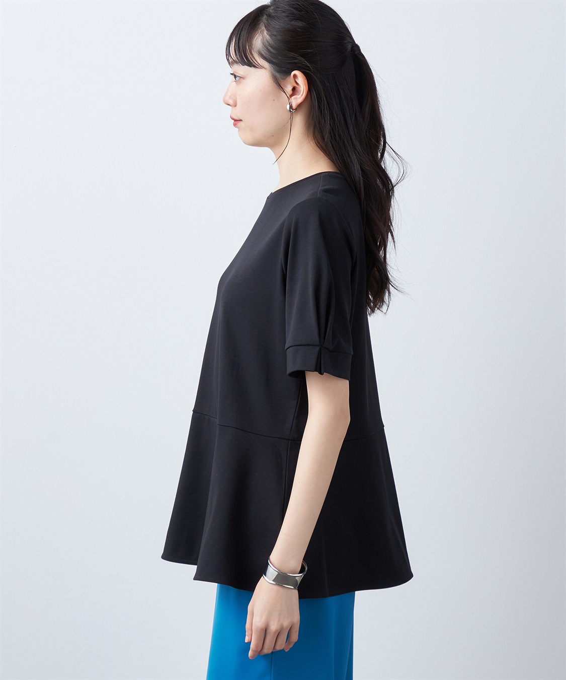 A/C DESIGN BY ALPHA CUBIC 【汗じみ防止・UVカット・冷感】ペブラムチュニック_sub_3