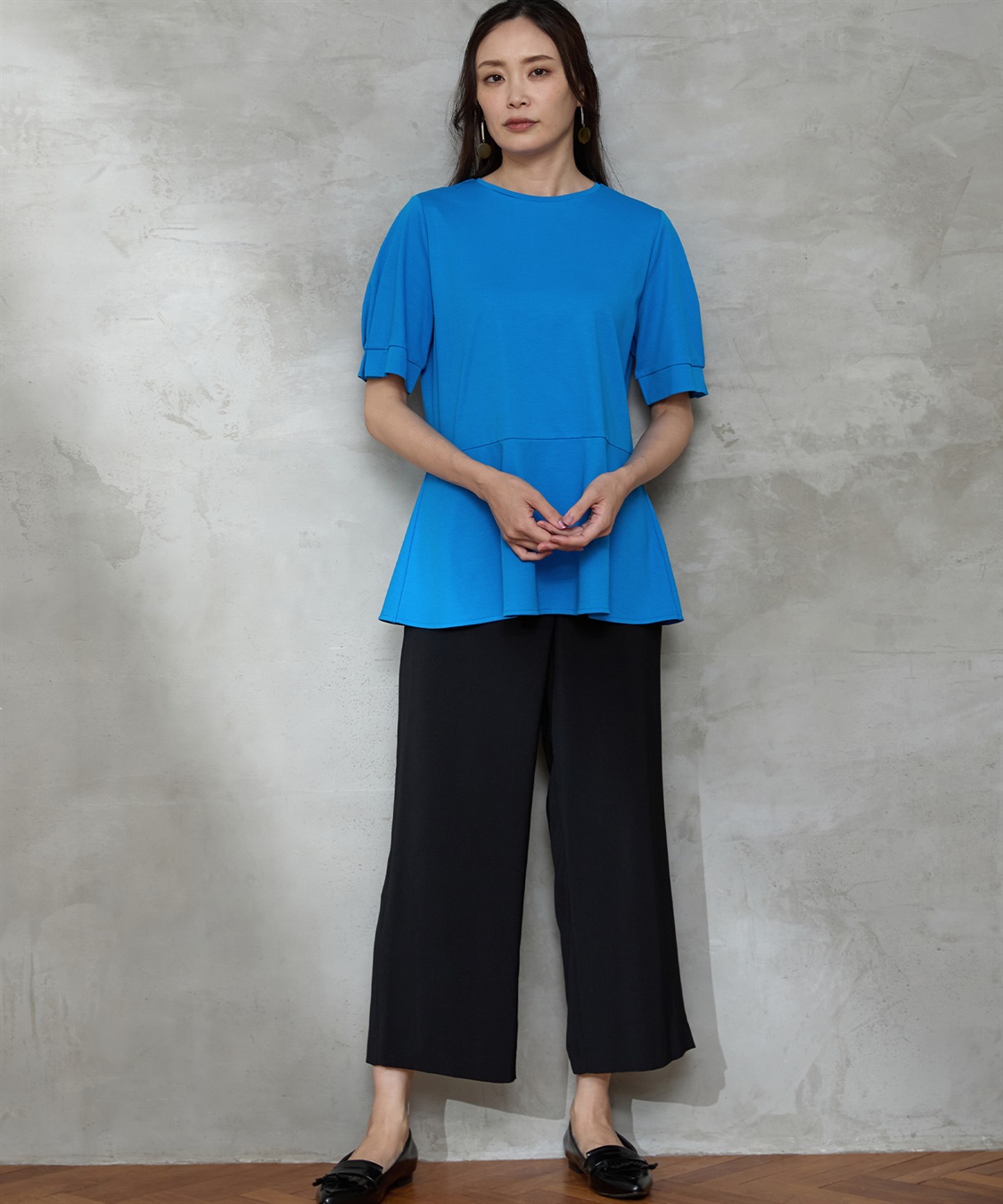 A/C DESIGN BY ALPHA CUBIC 【汗じみ防止・UVカット・冷感】ペブラムチュニック_sub_11