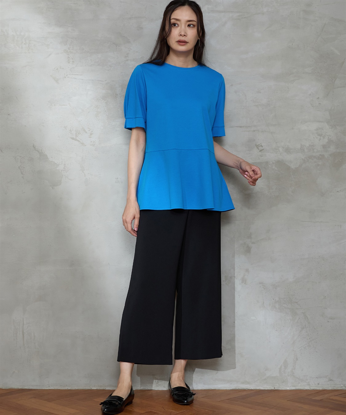 A/C DESIGN BY ALPHA CUBIC 【汗じみ防止・UVカット・冷感】ペブラムチュニック_sub_12