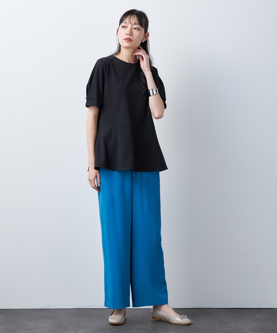 A/C DESIGN BY ALPHA CUBIC 【汗じみ防止・UVカット・冷感】ペブラムチュニック_sub_14