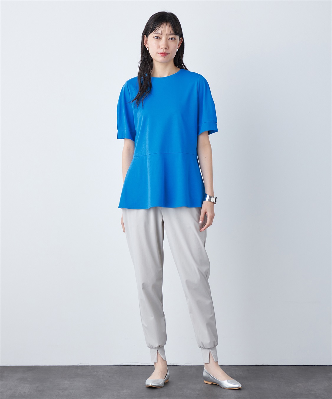 A/C DESIGN BY ALPHA CUBIC 【汗じみ防止・UVカット・冷感】ペブラムチュニック_sub_16