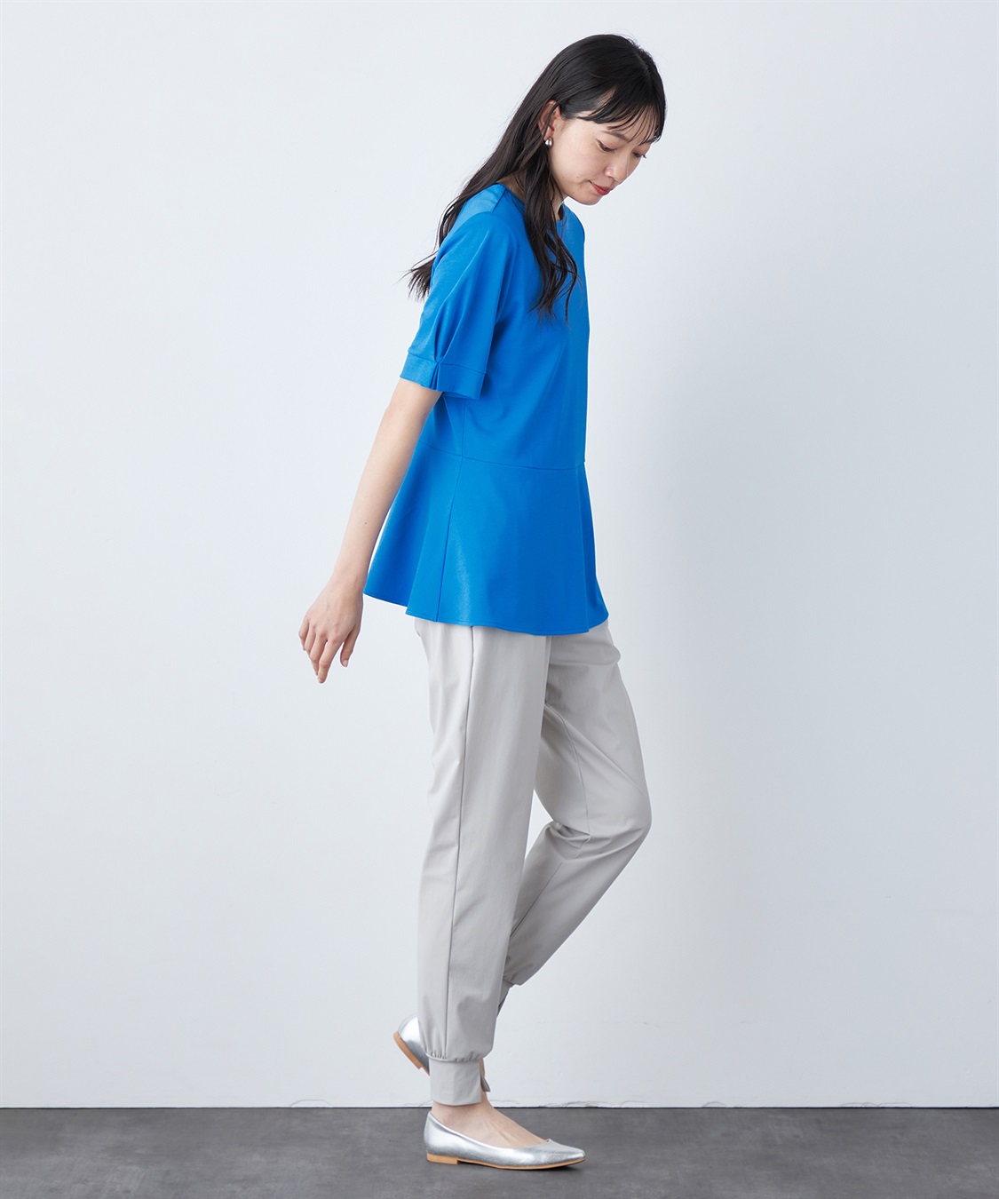 A/C DESIGN BY ALPHA CUBIC 【汗じみ防止・UVカット・冷感】ペブラムチュニック_sub_17