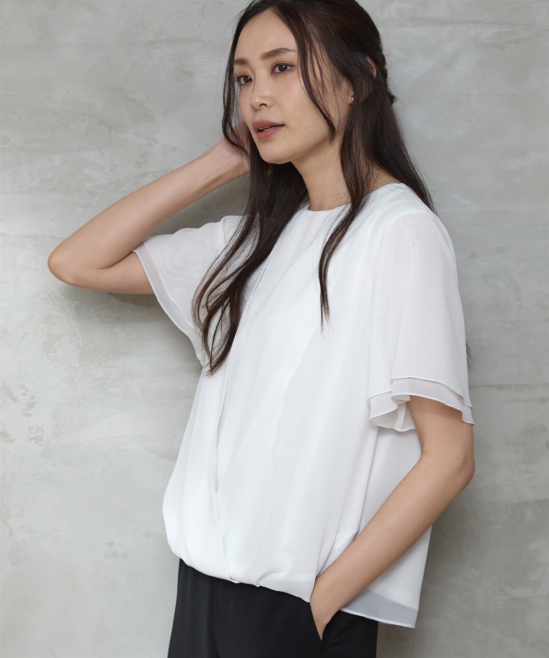 A/C DESIGN BY ALPHA CUBIC カシュクールTブラウス_sub_2