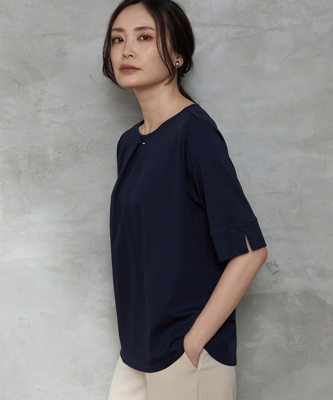UVカットTシャツ レディース ネイビー　FORME UVカットTシャツ レディース ネイビー FORME - メルカリ