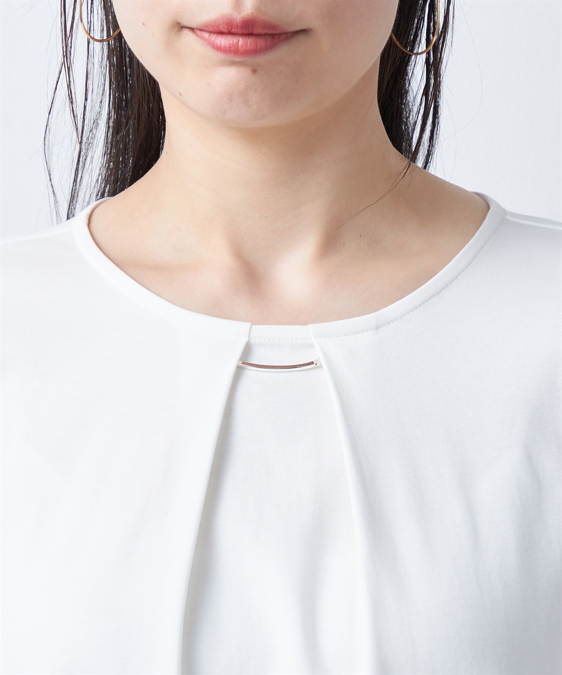 A/C DESIGN BY ALPHA CUBIC 【汗じみ防止・UVカット・冷感】フレアTシャツ_sub_9