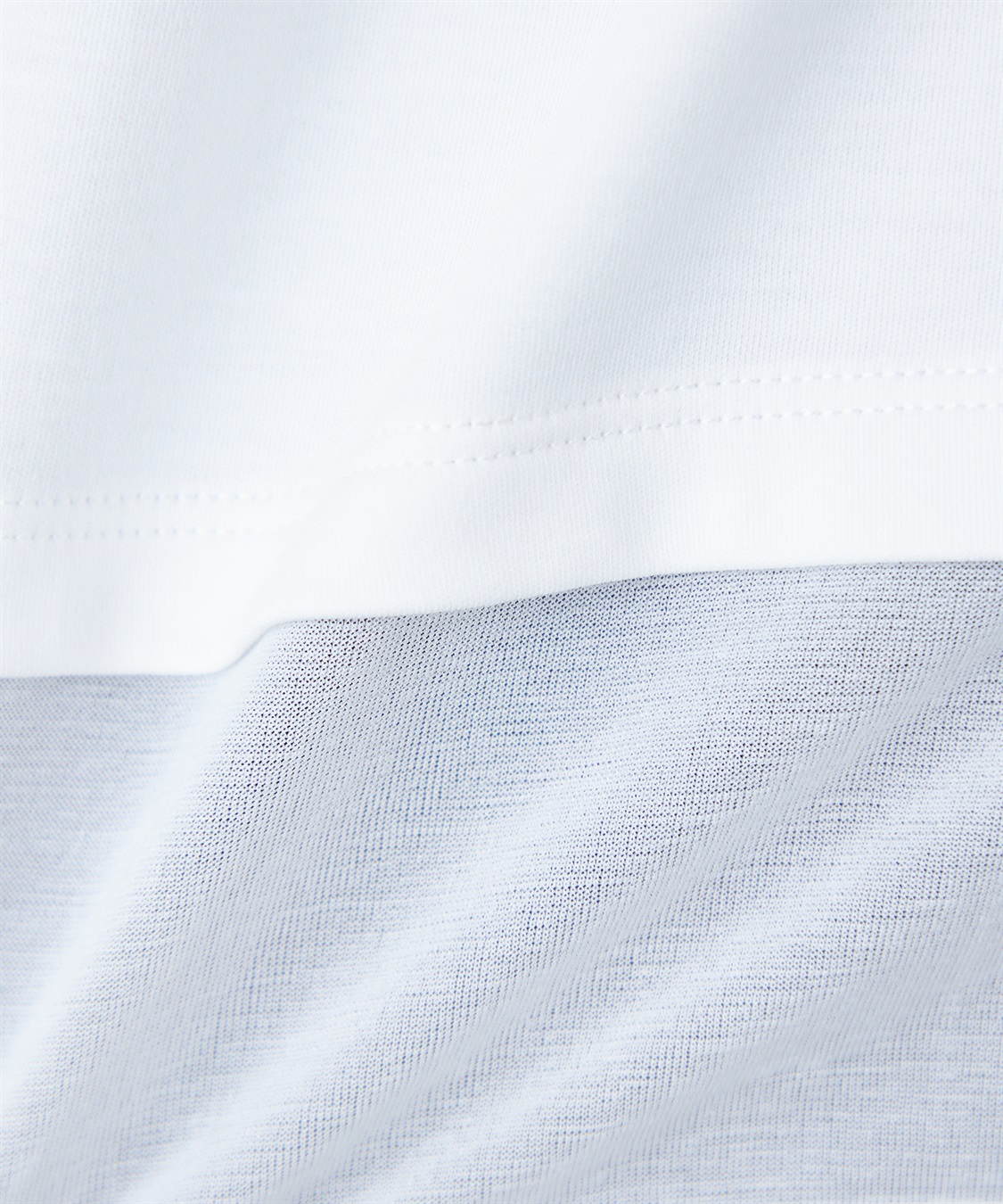 A/C DESIGN BY ALPHA CUBIC シアー切替ロゴTシャツ_sub_13