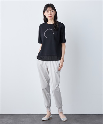 A/C DESIGN BY ALPHA CUBIC シアー切替ロゴTシャツ_subthumb_18