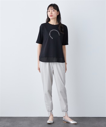 A/C DESIGN BY ALPHA CUBIC シアー切替ロゴTシャツ_subthumb_22