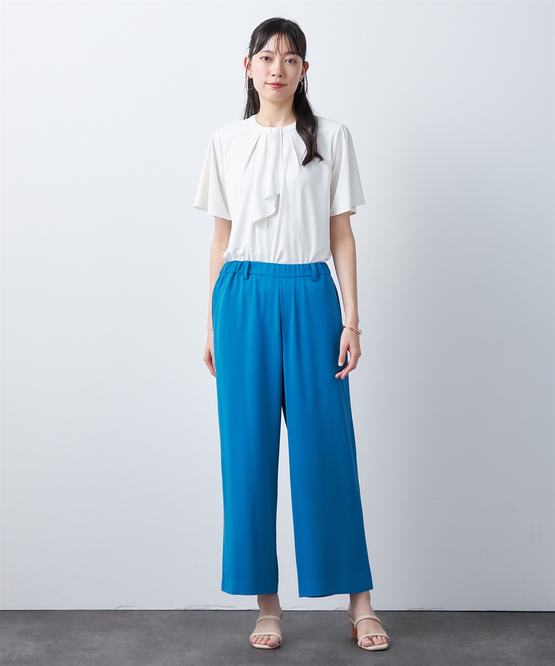 A/C DESIGN BY ALPHA CUBIC ボウタイ風ブラウス_sub_13