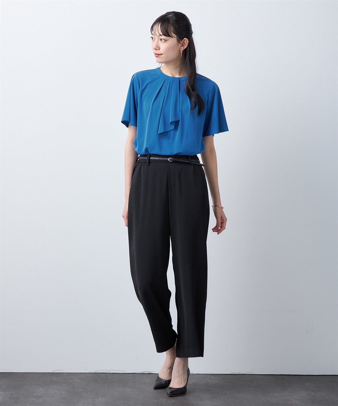 A/C DESIGN BY ALPHA CUBIC ボウタイ風ブラウス_sub_21