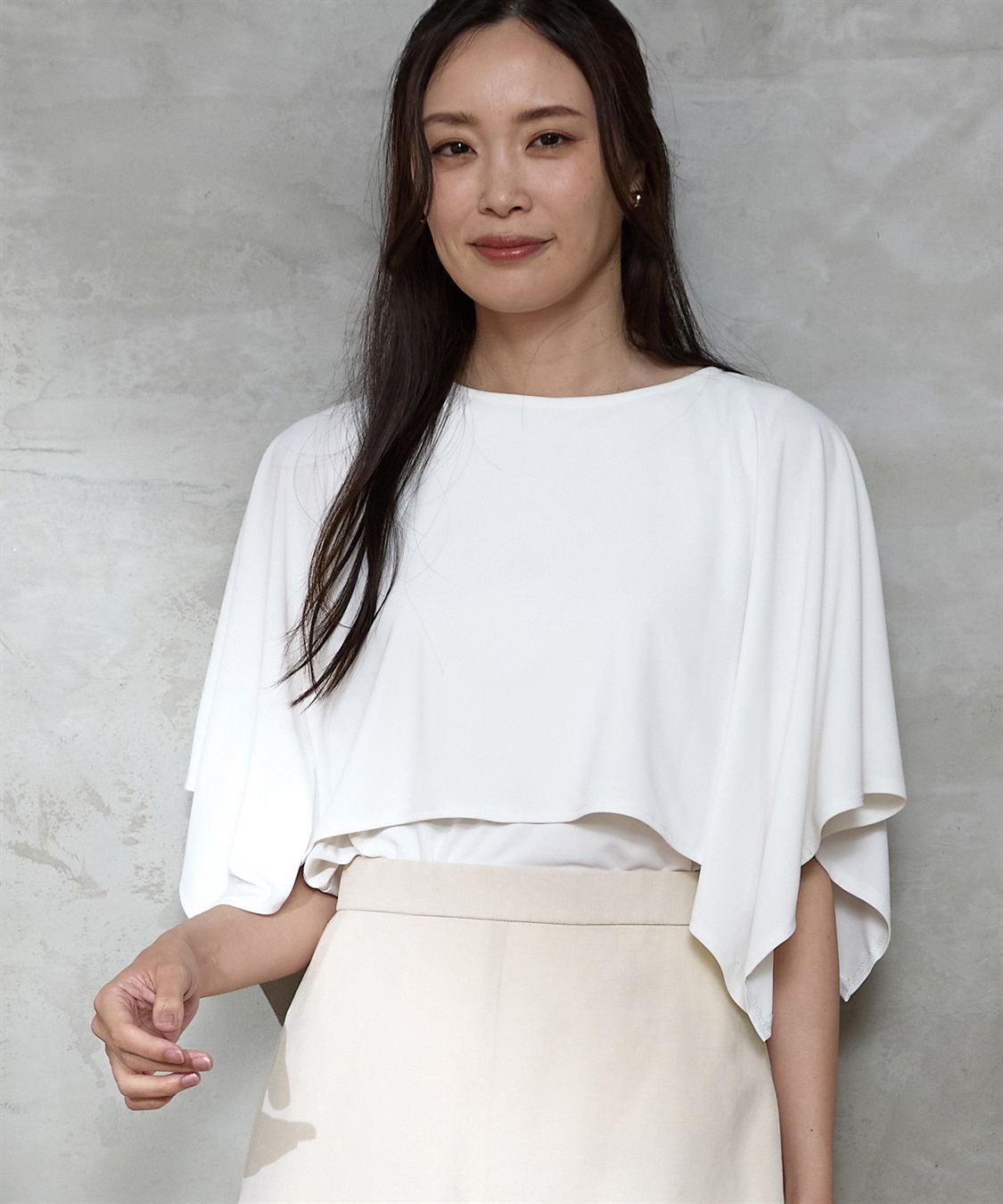 A/C DESIGN BY ALPHA CUBIC ケープショルダープルオーバー_sub_2