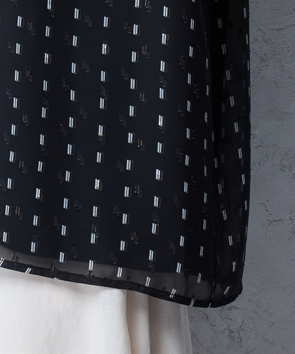 A/C DESIGN BY ALPHA CUBIC ジャガードTブラウス_sub_6