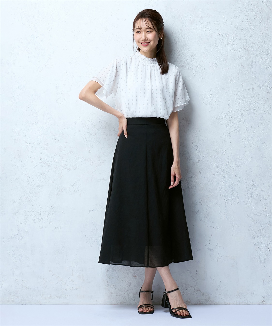 A/C DESIGN BY ALPHA CUBIC ジャガードTブラウス_sub_13