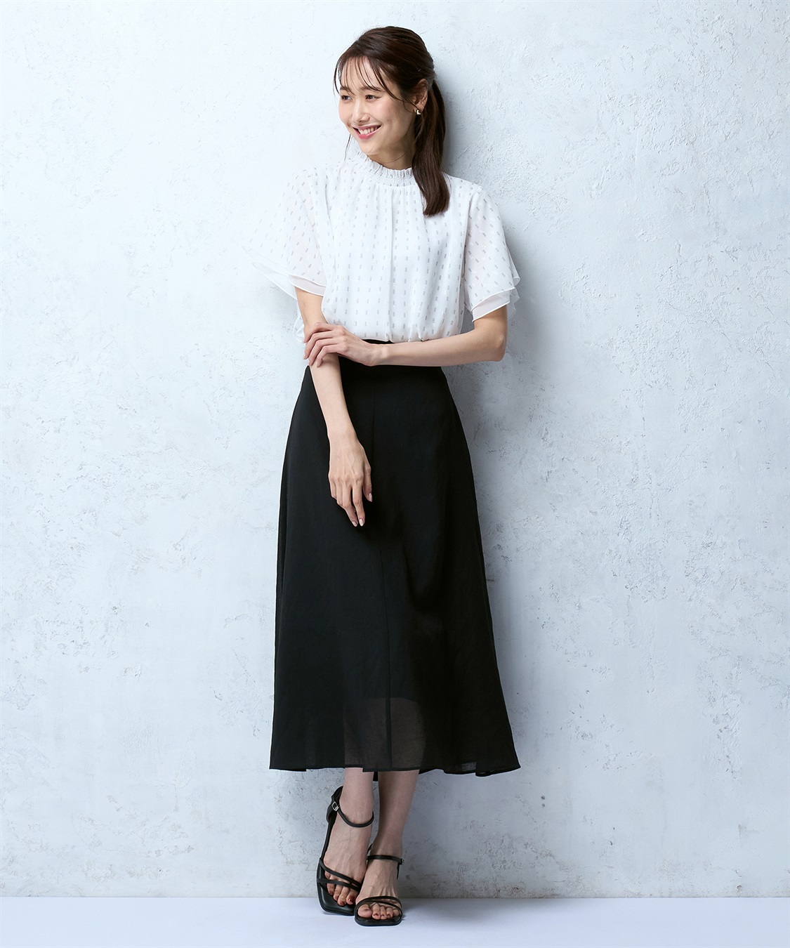 A/C DESIGN BY ALPHA CUBIC ジャガードTブラウス_sub_15