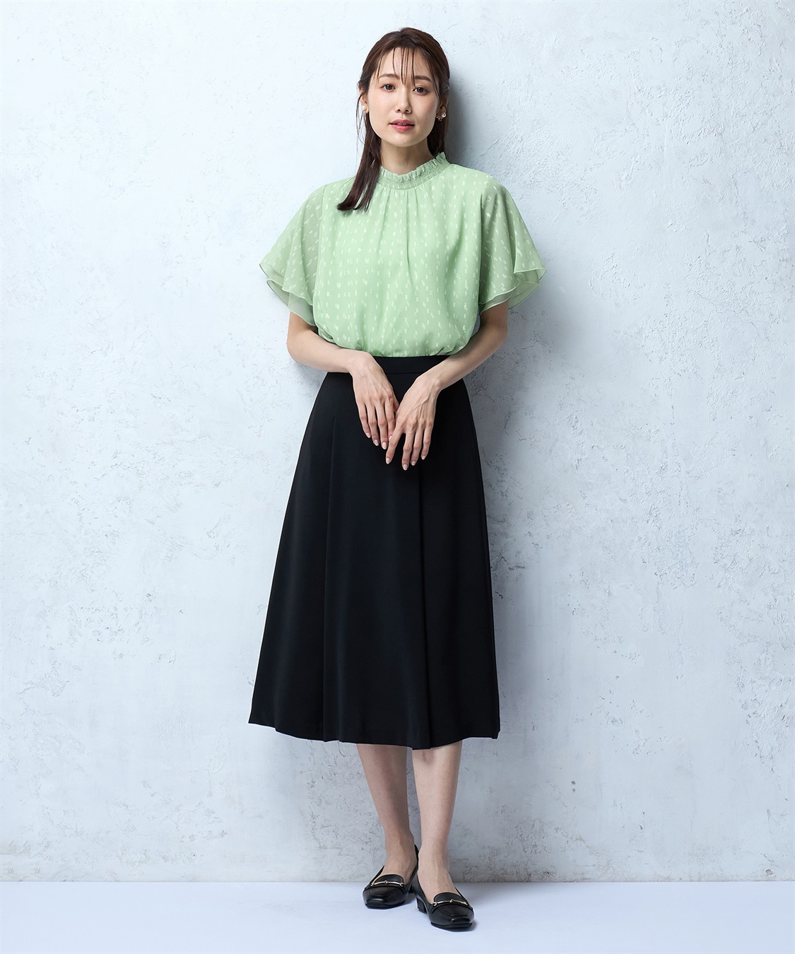 A/C DESIGN BY ALPHA CUBIC ジャガードTブラウス_sub_16