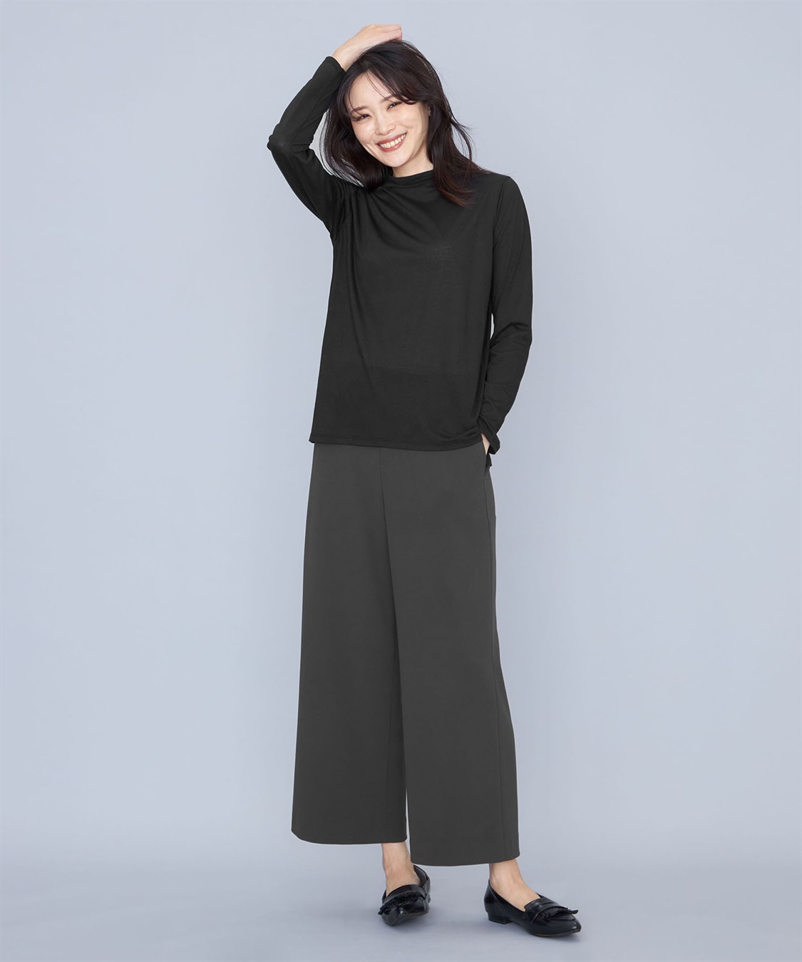 A/C DESIGN BY ALPHA CUBIC シアーハイネックプルオーバー_sub_16