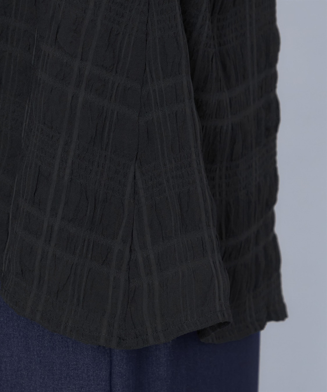 A/C DESIGN BY ALPHA CUBIC ジャガードチェックTブラウス_sub_6