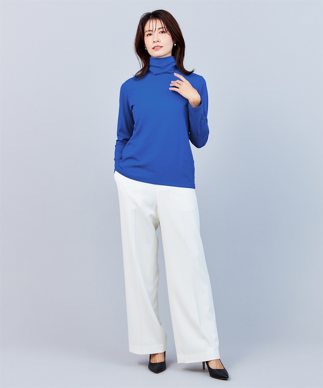 A/C DESIGN BY ALPHA CUBIC 裏起毛ハイネックプルオーバー_sub_10