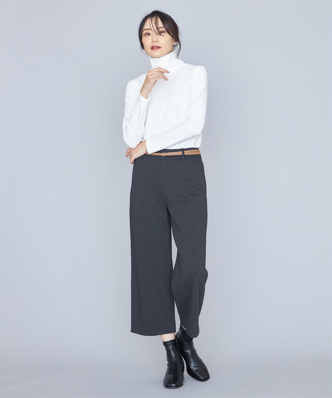 A/C DESIGN BY ALPHA CUBIC 裏起毛ハイネックプルオーバー_sub_14