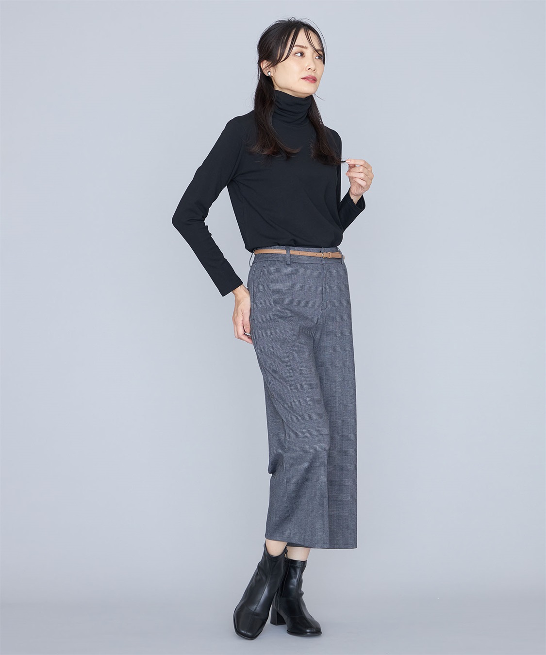 A/C DESIGN BY ALPHA CUBIC 裏起毛ハイネックプルオーバー_sub_17