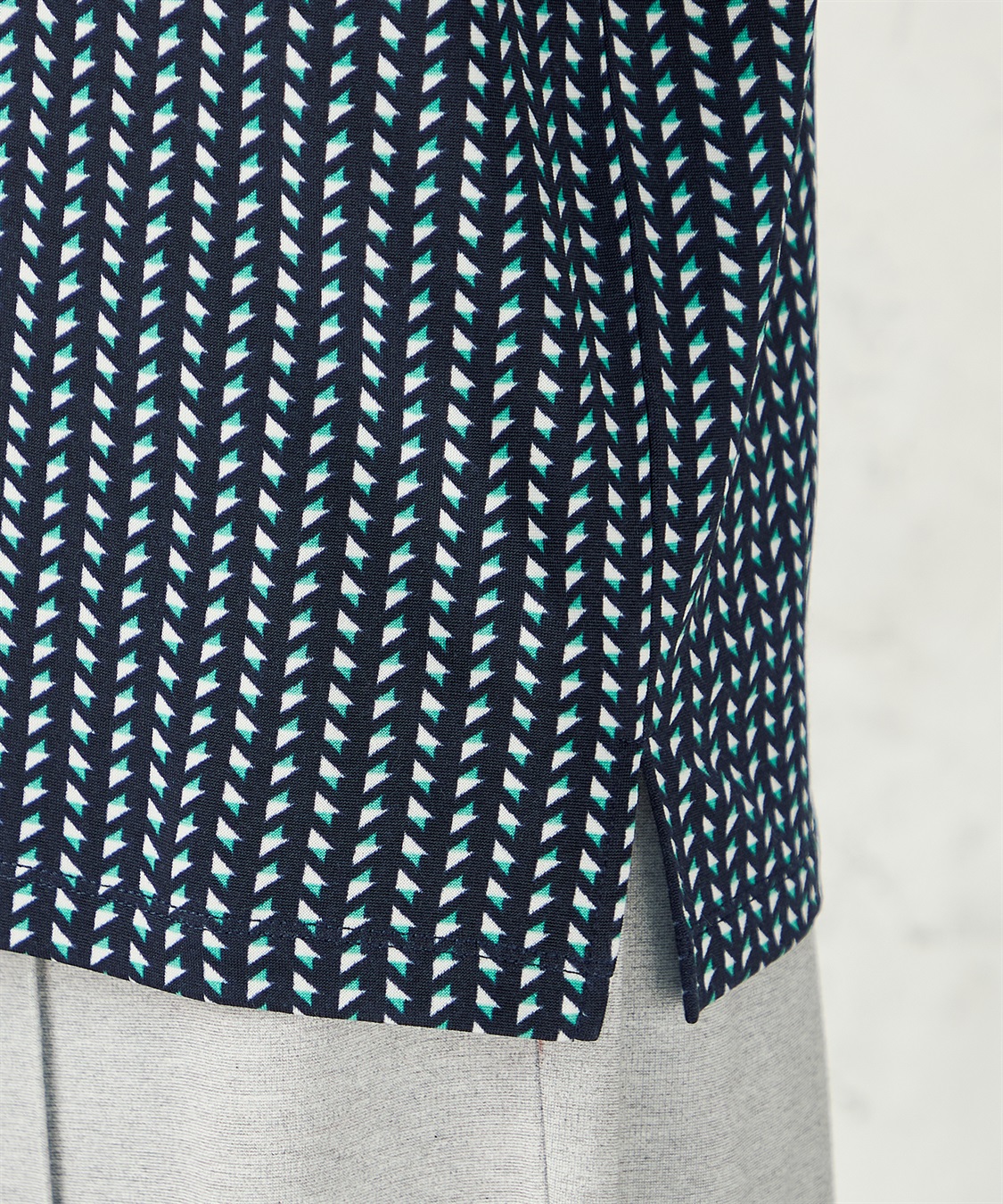 A/C DESIGN BY ALPHA CUBIC プリントハイネックプルオーバー_sub_6