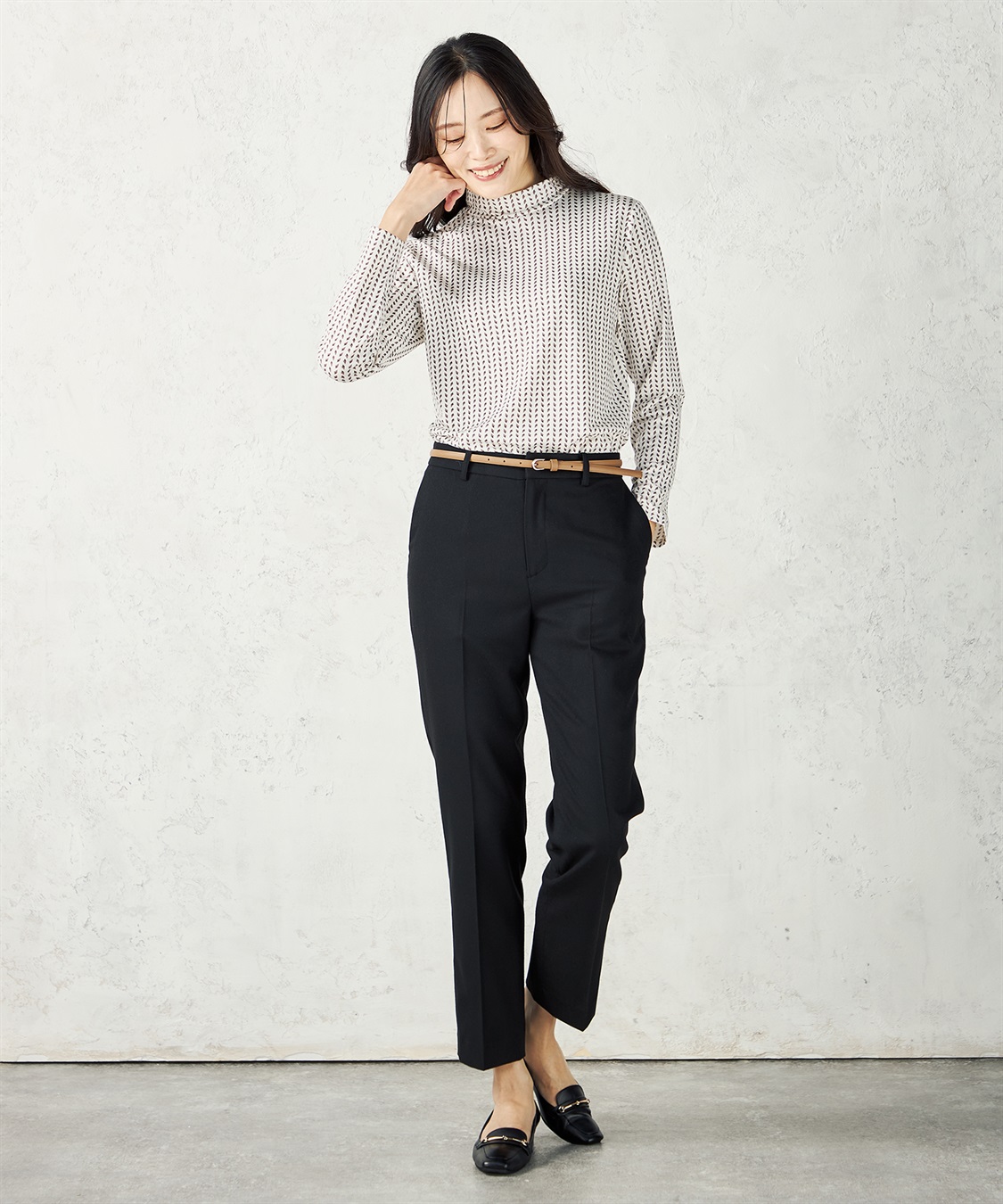 A/C DESIGN BY ALPHA CUBIC プリントハイネックプルオーバー_sub_13