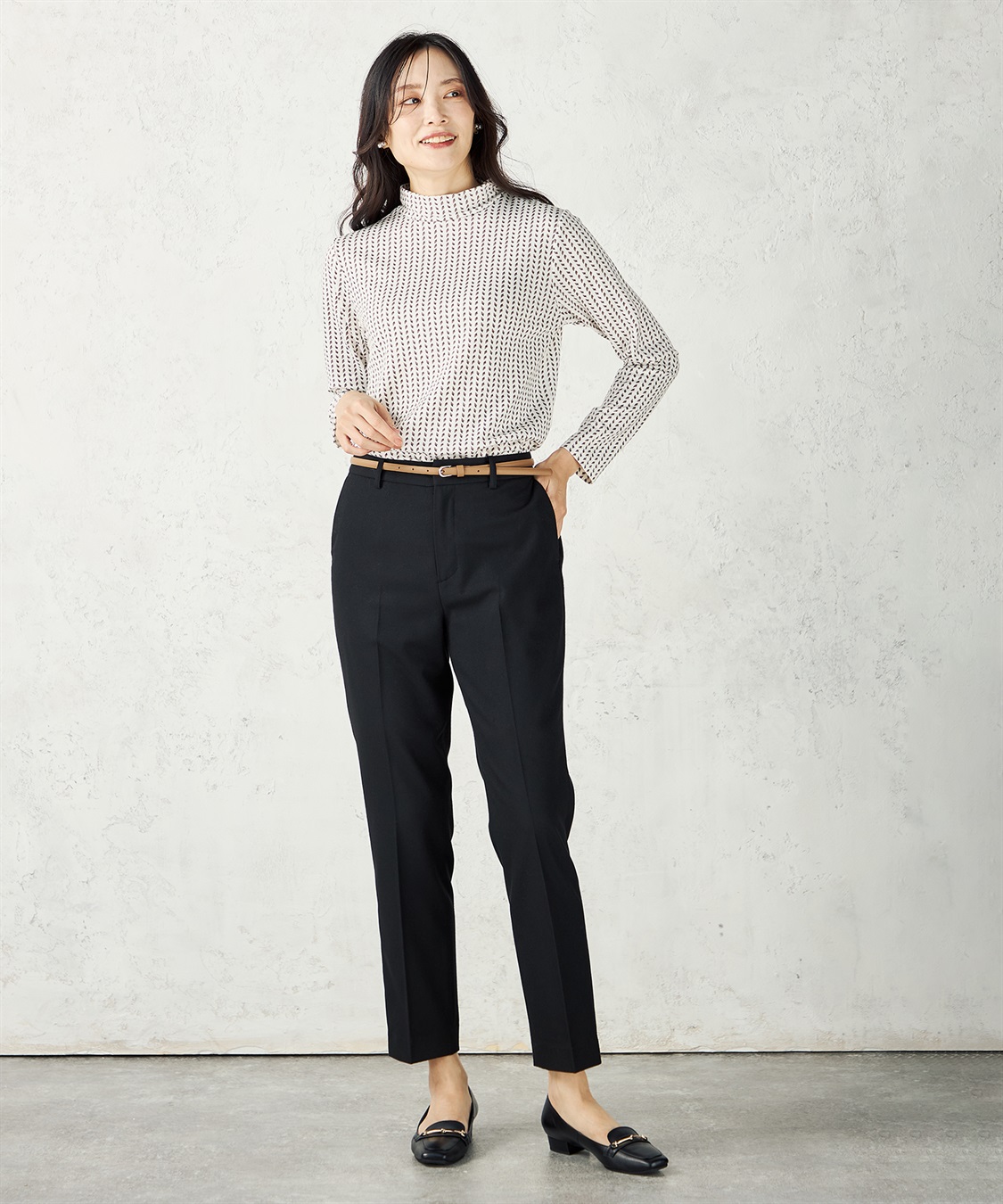 A/C DESIGN BY ALPHA CUBIC プリントハイネックプルオーバー_sub_14