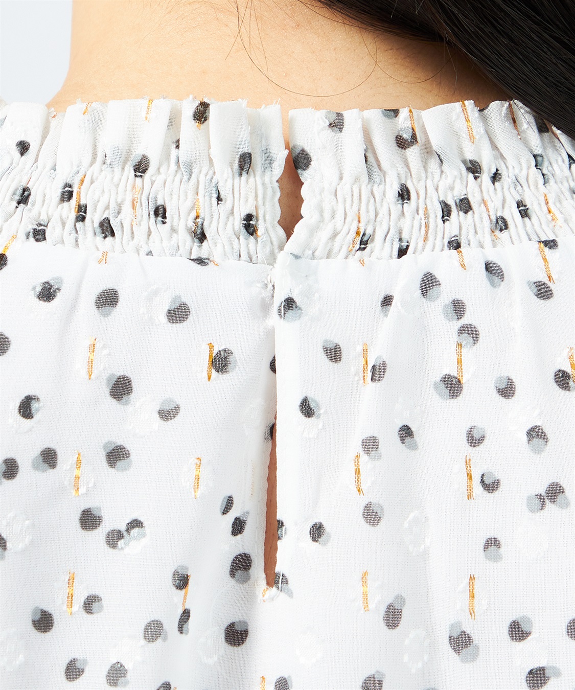 A/C DESIGN BY ALPHA CUBIC ラメドットTブラウス_sub_4