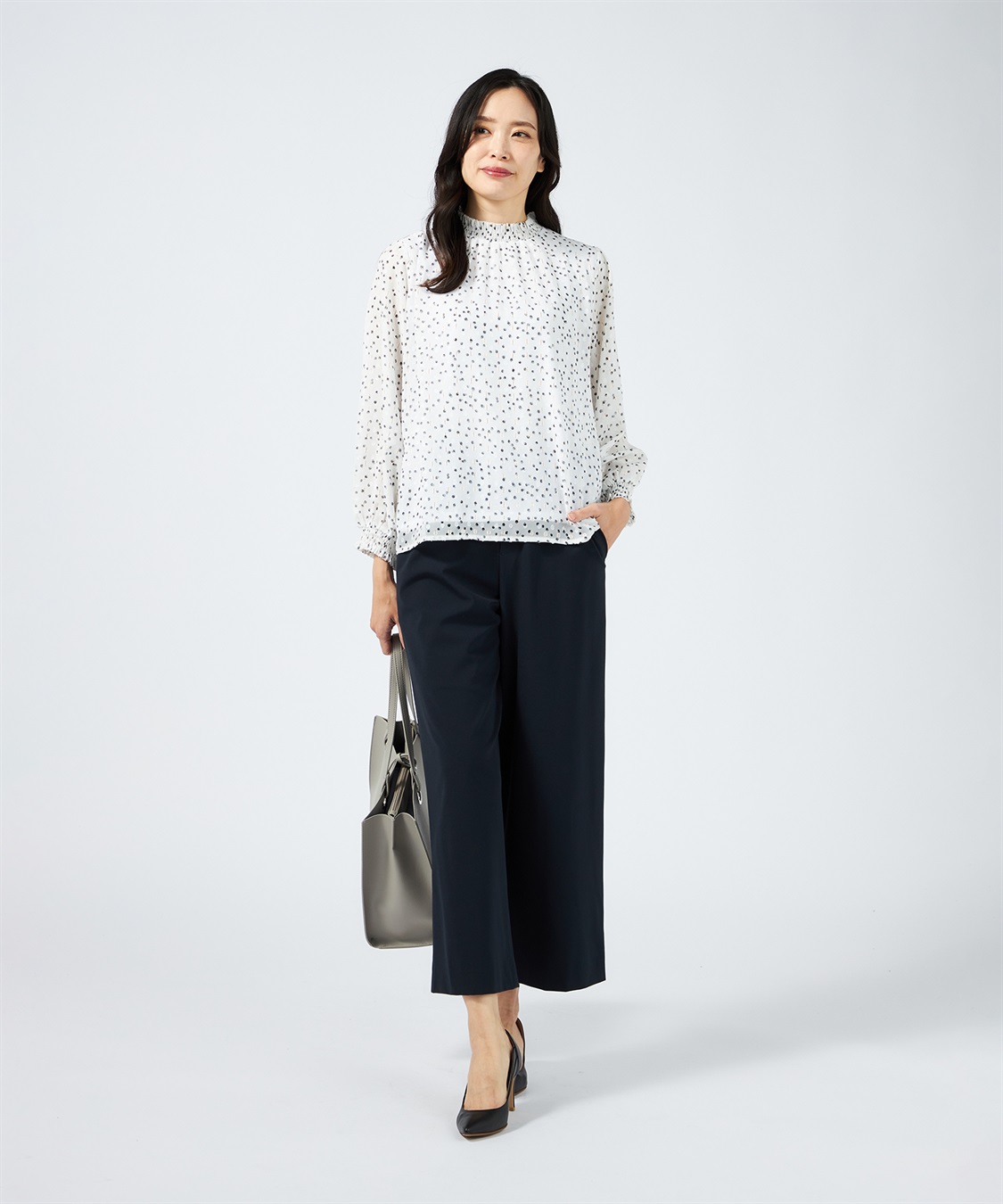 A/C DESIGN BY ALPHA CUBIC ラメドットTブラウス_sub_9