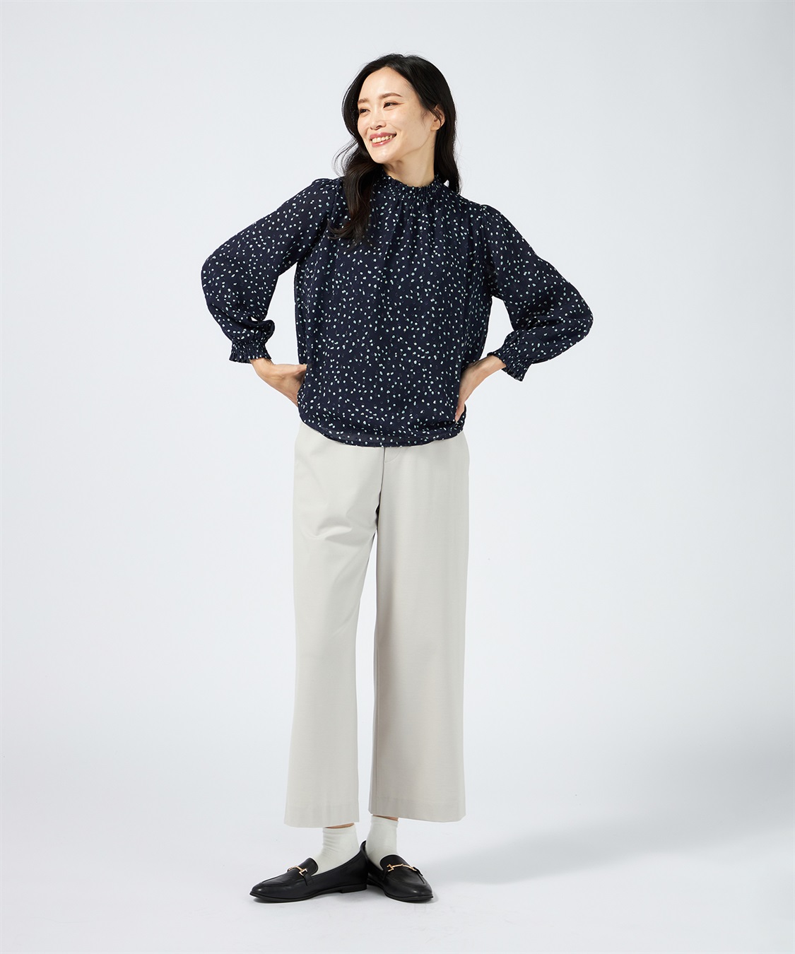 A/C DESIGN BY ALPHA CUBIC ラメドットTブラウス_sub_15