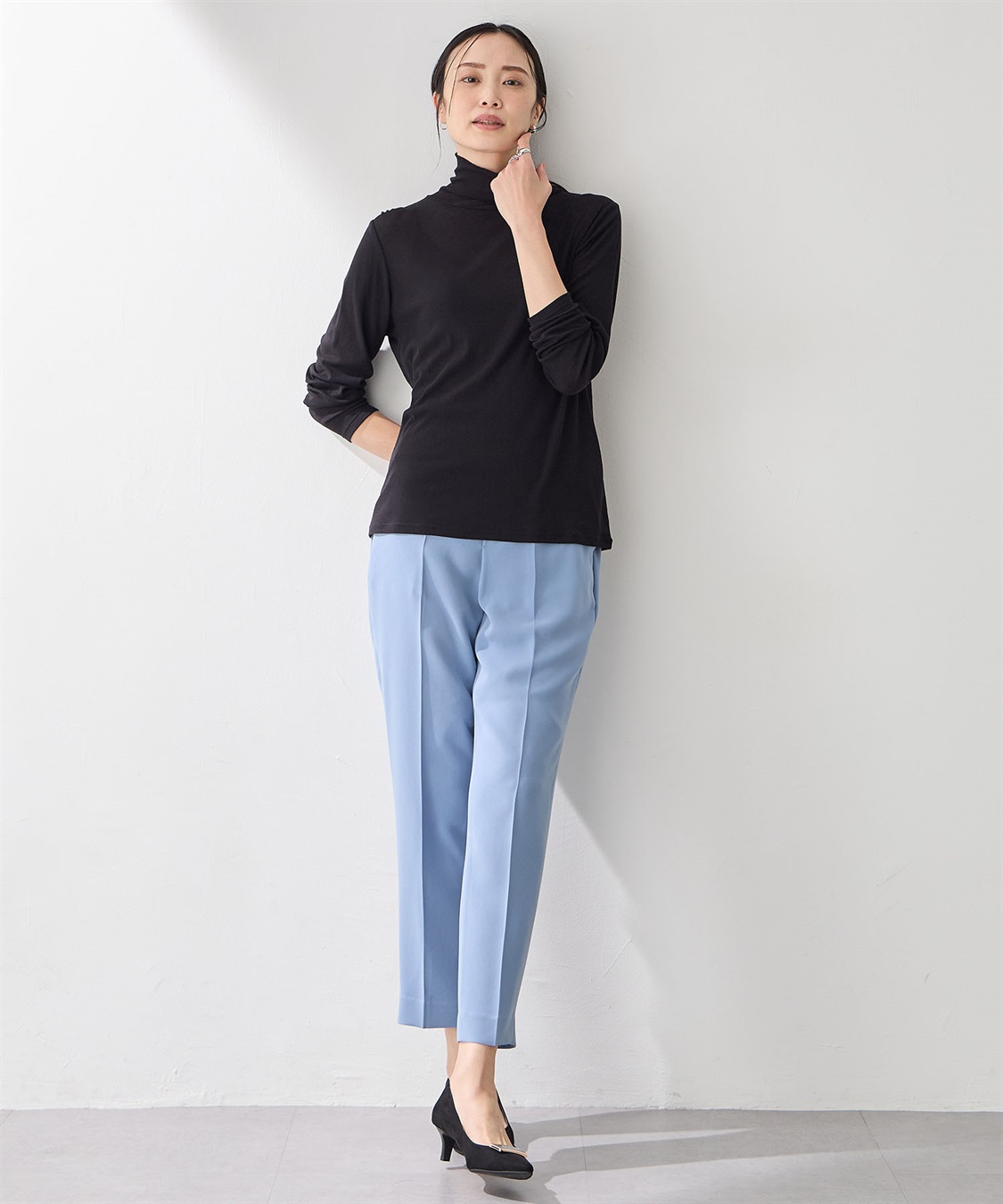 A/C DESIGN BY ALPHA CUBIC シアーハイネックプルオーバー_sub_4