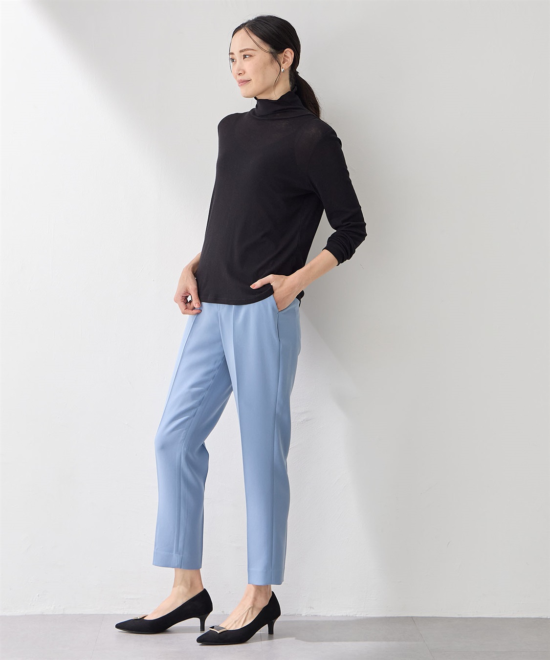 A/C DESIGN BY ALPHA CUBIC シアーハイネックプルオーバー_sub_6