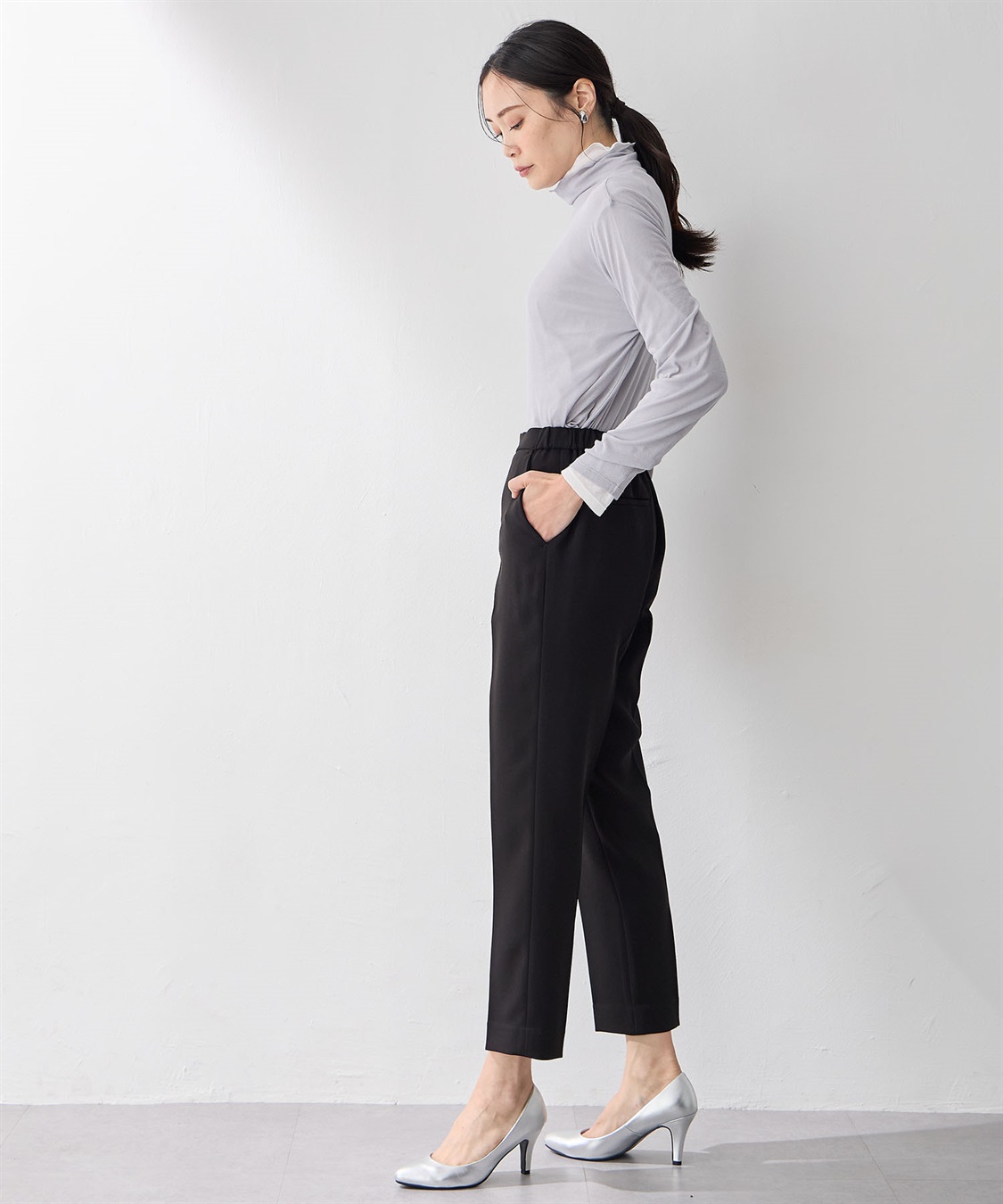 A/C DESIGN BY ALPHA CUBIC シアーハイネックプルオーバー_sub_8