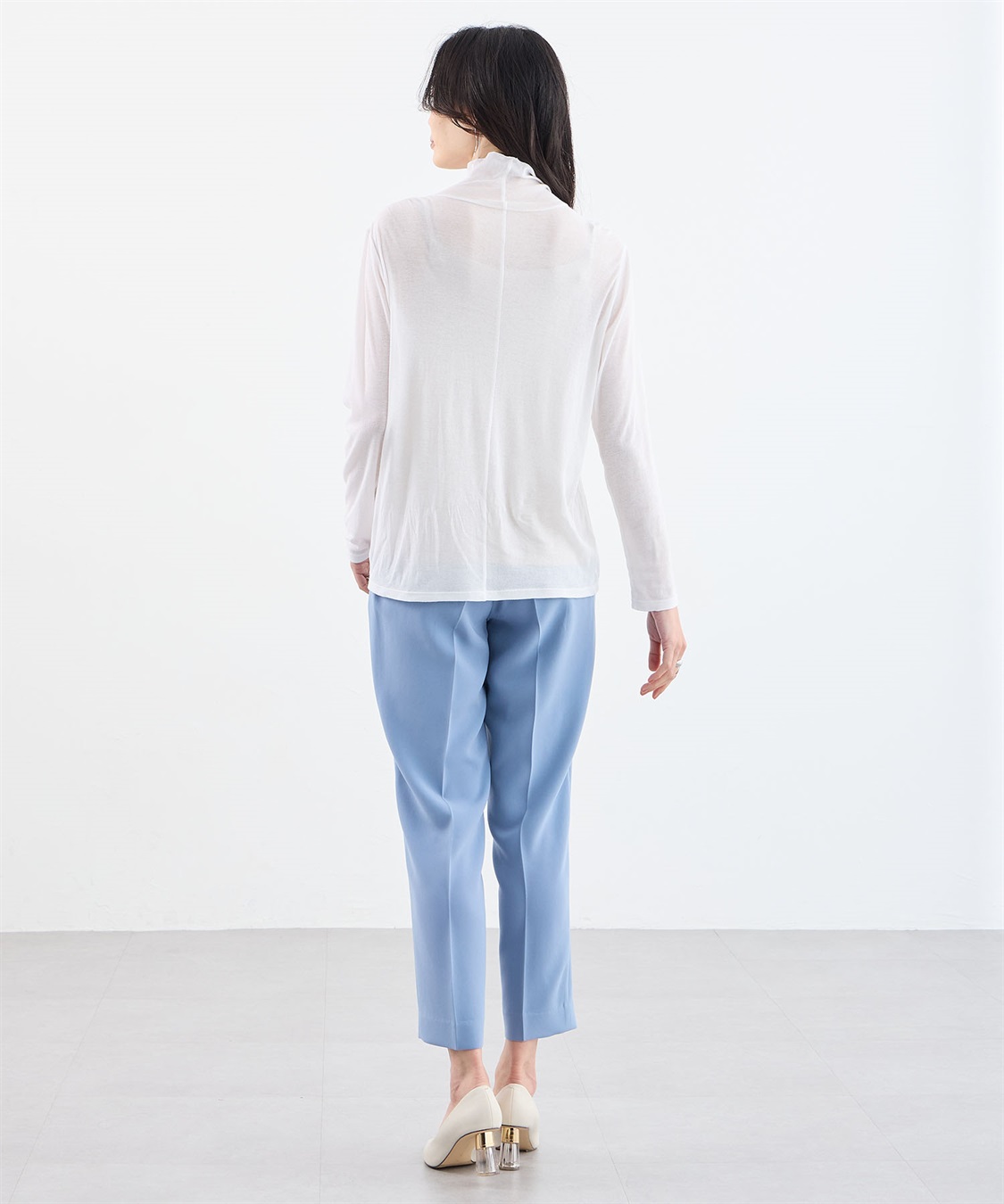 A/C DESIGN BY ALPHA CUBIC シアーハイネックプルオーバー_sub_14