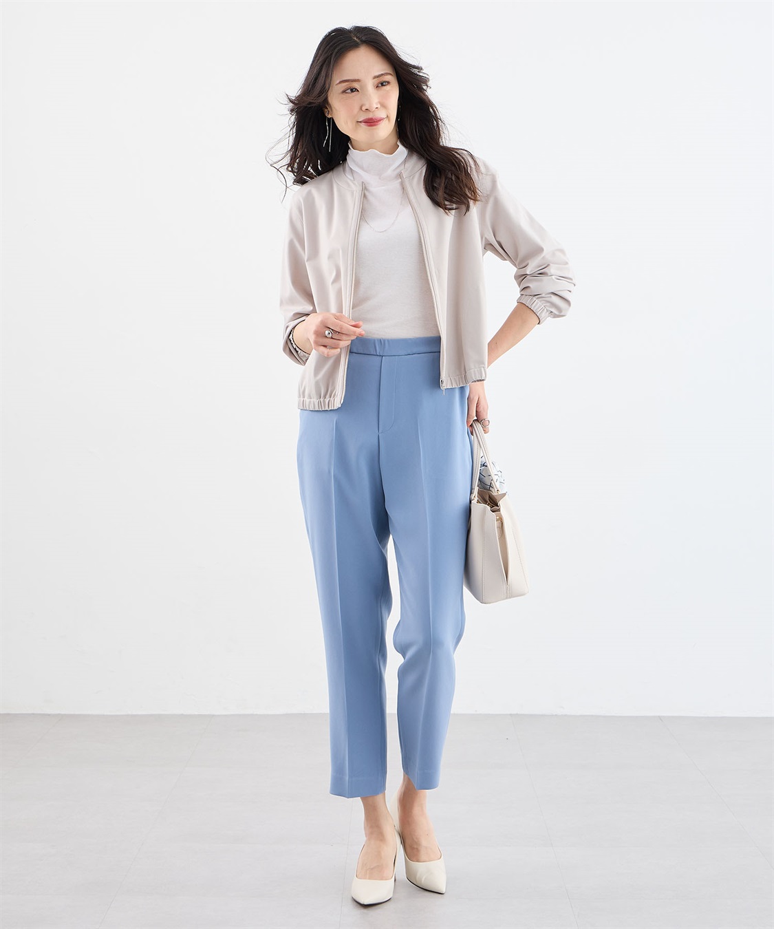 A/C DESIGN BY ALPHA CUBIC シアーハイネックプルオーバー_sub_15