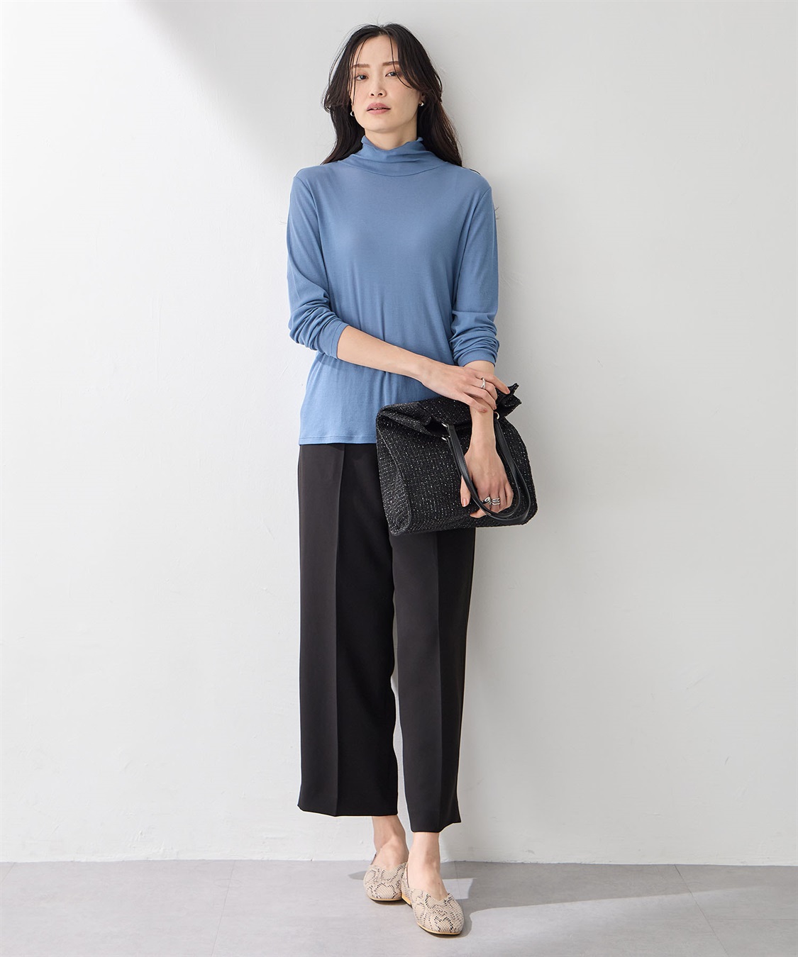 A/C DESIGN BY ALPHA CUBIC シアーハイネックプルオーバー_sub_16