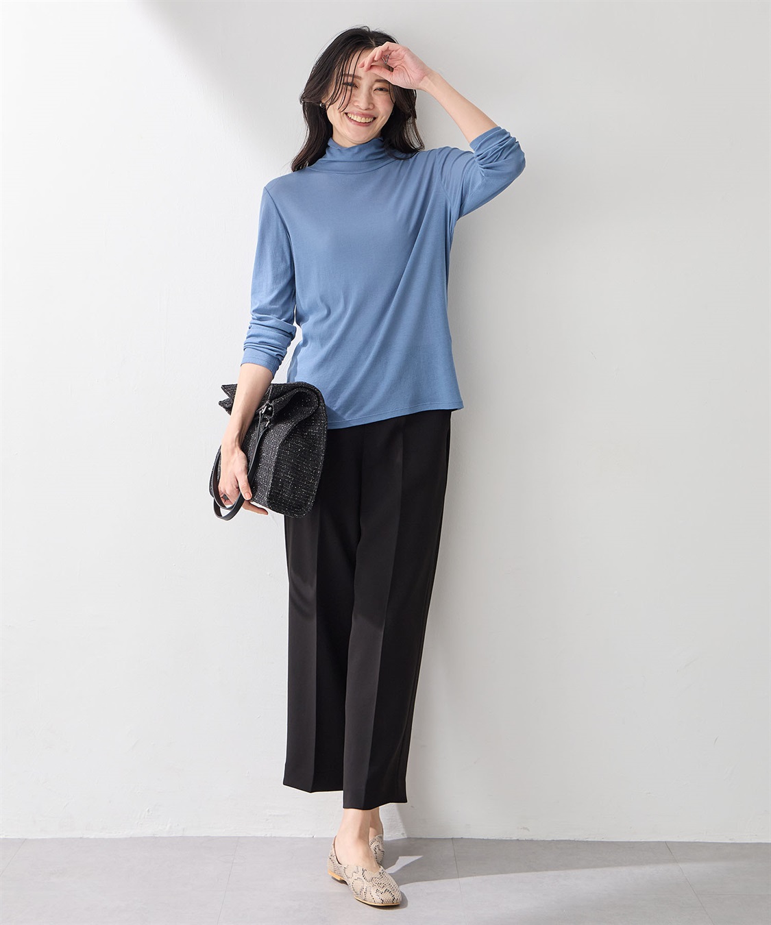 A/C DESIGN BY ALPHA CUBIC シアーハイネックプルオーバー_sub_17