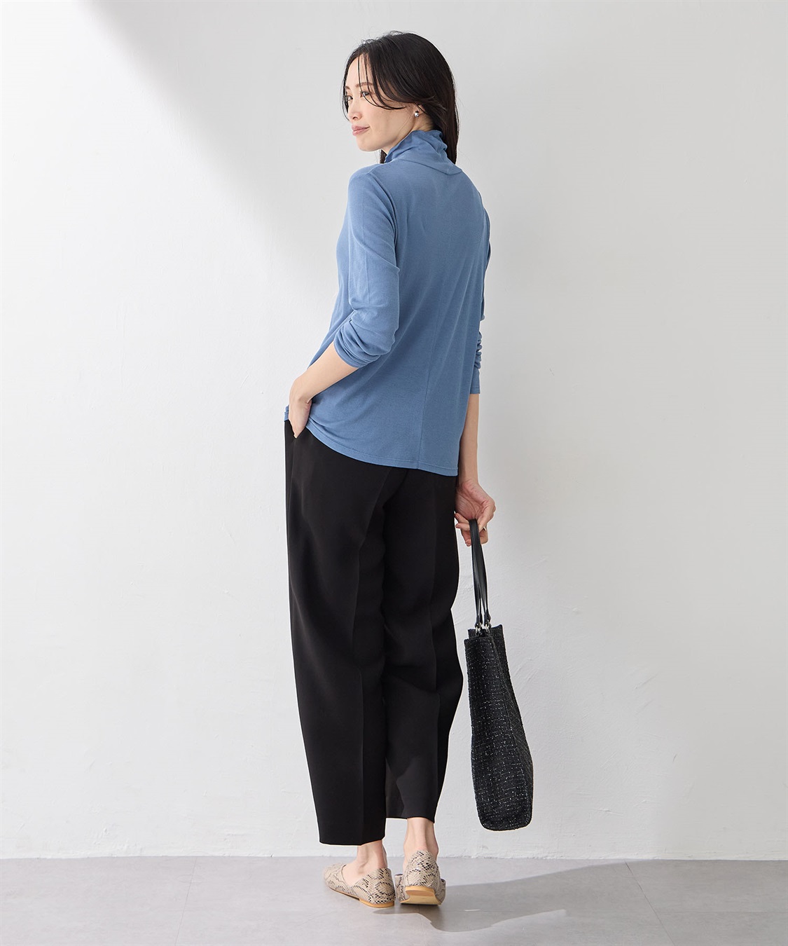 A/C DESIGN BY ALPHA CUBIC シアーハイネックプルオーバー_sub_18