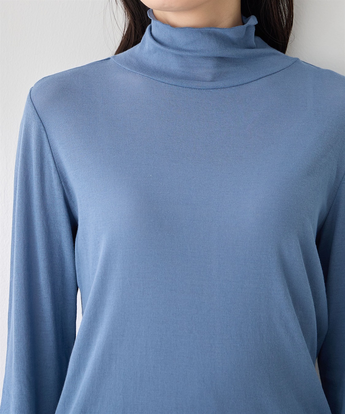 A/C DESIGN BY ALPHA CUBIC シアーハイネックプルオーバー_sub_19