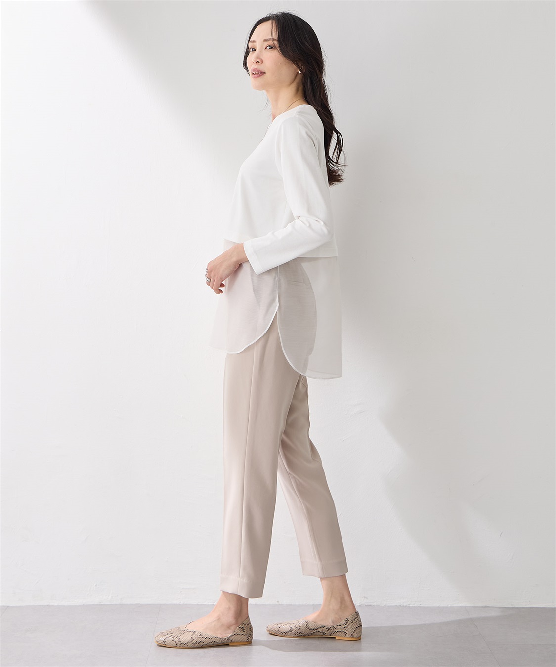 A/C DESIGN BY ALPHA CUBIC 裾切替チュニック_sub_2