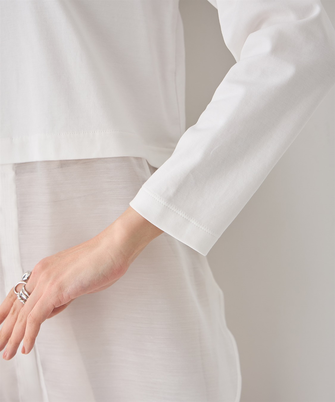 A/C DESIGN BY ALPHA CUBIC 裾切替チュニック_sub_10