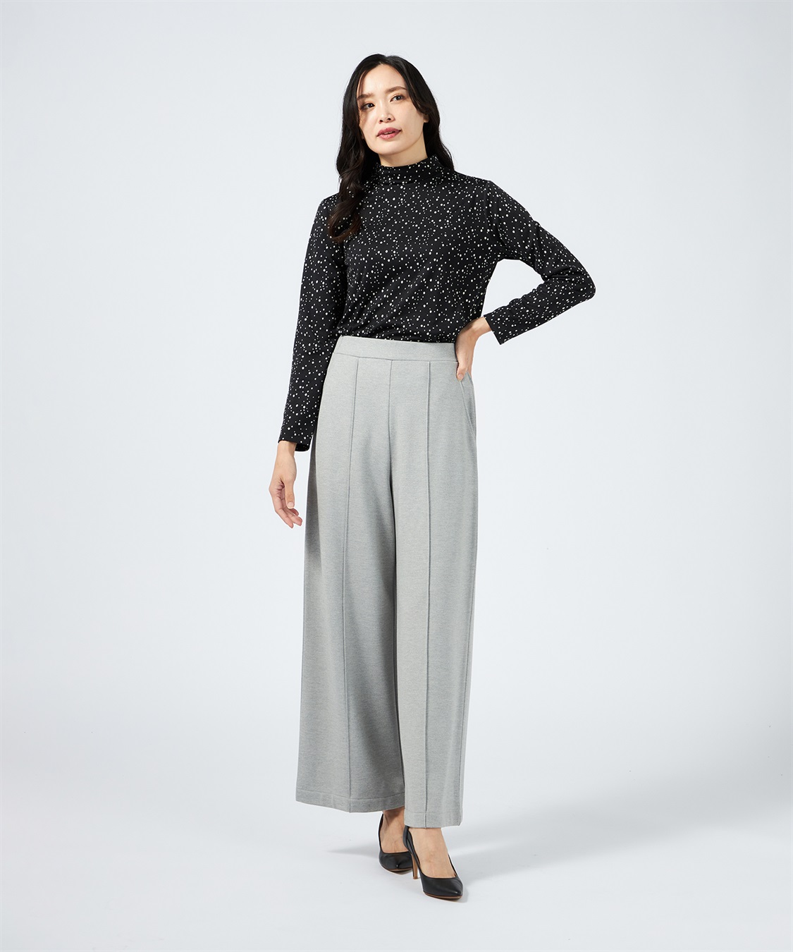 A/C DESIGN BY ALPHA CUBIC ドットプリントプルオーバー_sub_10